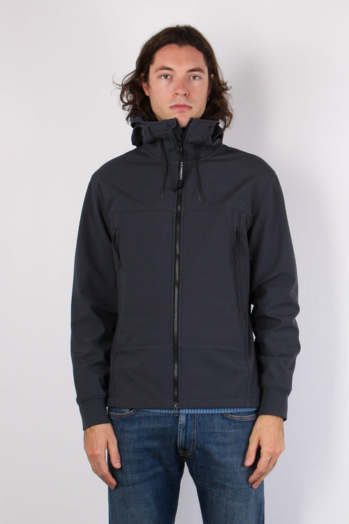 Felpa Softshell Occhiale Black Sand - 1