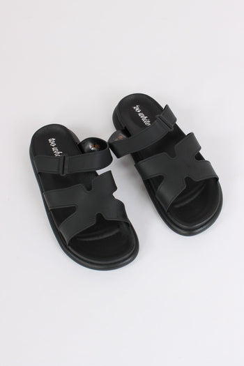 Ciabatta Fondo Gomma Black - 2