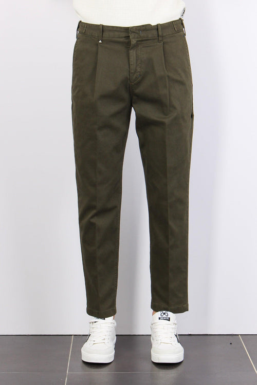 Pantalone Chino Gamba Dritta Avocado - 2