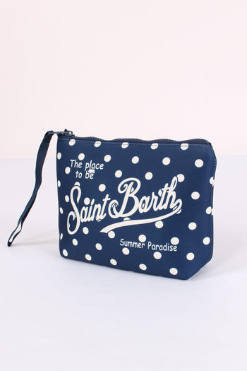 Aline Pochette Pois Blu/bianco - 4