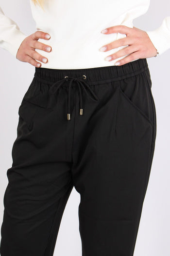 Pantalone Tencelle Coulisse Nero - 6