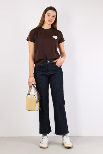Denim Regular Impunture Contra Denim Scuro - 4