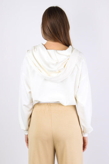 Felpa Over Scavo V Off White - 3