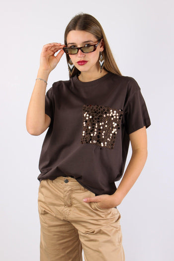 T-shirt Taschino Paillettes Moro - 2