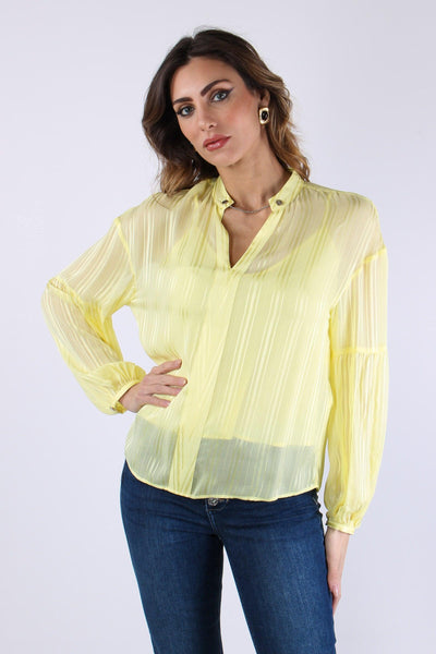 Casacca Ml Effetto Rigato Lemon Juice