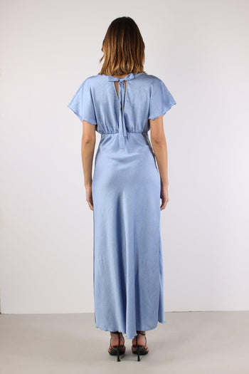 Abito Manica Aletta Crikle Azzurro - 4