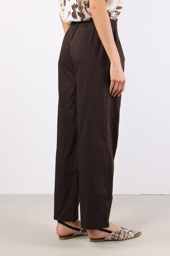 Pantalone Cotone Orlo Alto Sacher - 5