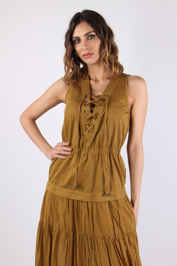 Casarsa Abito Voile Gabardina Bronzo - 4