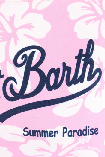 Aline Pochette Fiori Rosa - 6