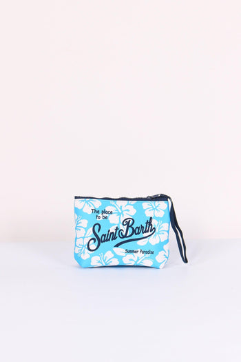 Aline Pochette Fiori Azzurro - 3