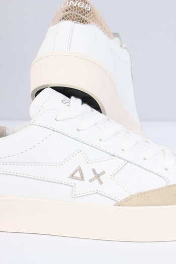 Sneakers Katy Leather Bianco/oro - 5