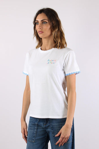 T-shirt Scritta Ricamo Mare - 3