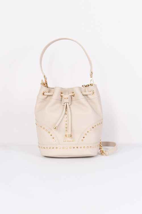 Secchiello Inserto Borchie Ivory