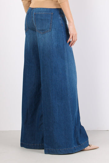 Linda_21 Denim 5 Tasche Blu Denim - 5