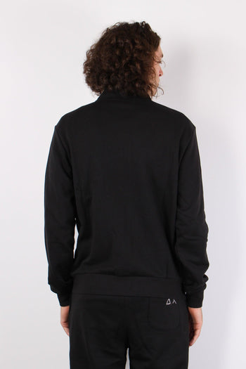 Maglia Cotone Full Zip Nero - 3