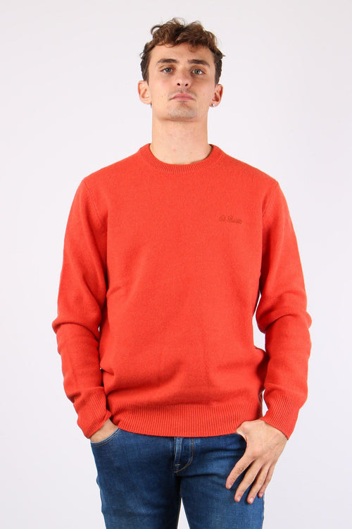 Maglia Girocollo Lana Orange