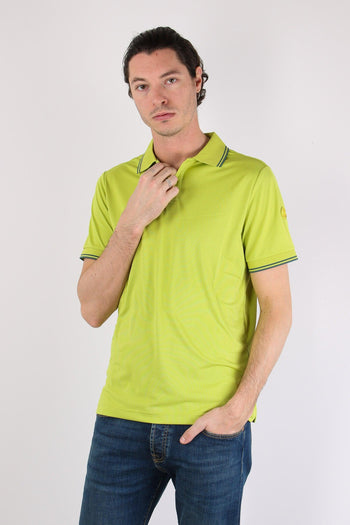 Hari Polo Collo Righe Citron Green - 2
