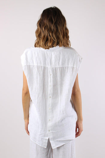 Camicia Smanicata Bottini Retr Naturale - 4