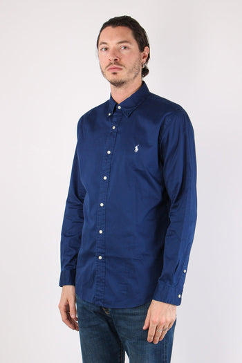 Camicia Custom Cotone Leggero Newport Navy - 5