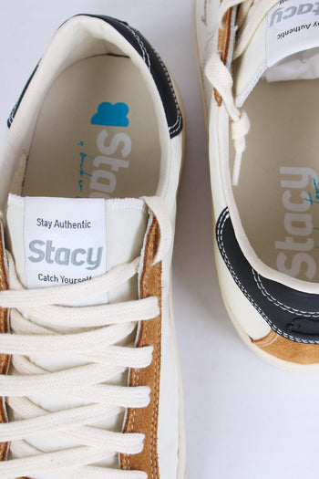 Sneakers Inserto Nylon Beige/brown - 6