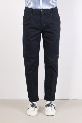 Chino Pences Gabardina Blu - 2
