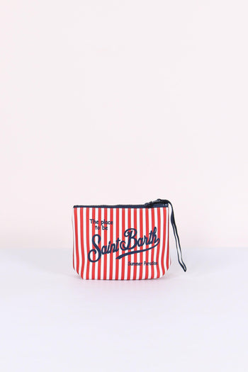 Aline Pochette Righe Rosso/bianco - 3