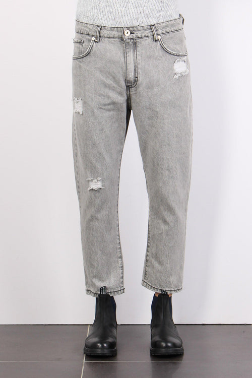 Denim Cropp Svasato Nero - 2