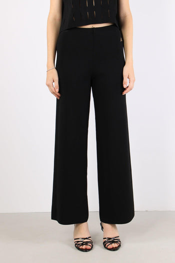 Pantalone Cut Out Nero - 2