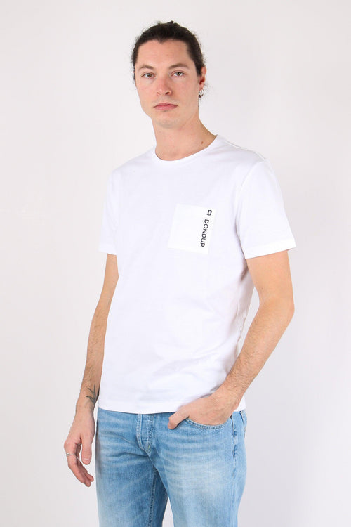 T-shirt Cotone Taschino Bianco