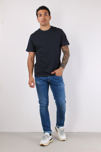 T-shirt Piquet Navy - 5
