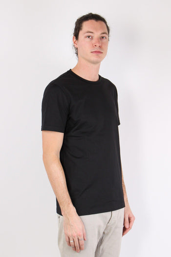 T-shirt Cotone Logo Nero - 2