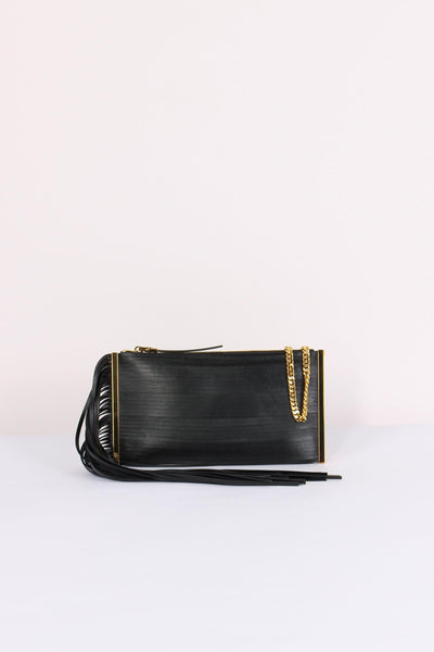 Pochette Frange Nero