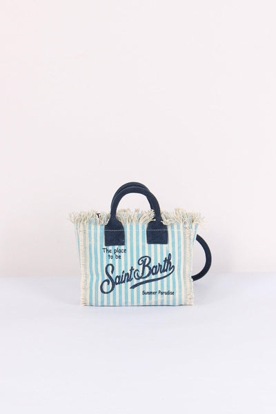Vanity Mini Righe Azzurro/blu