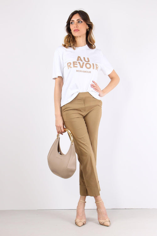 Pantalone Dritto Risvolto Coloniale