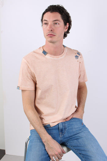 T-shirt Ricamo Fiori Aurora - 2