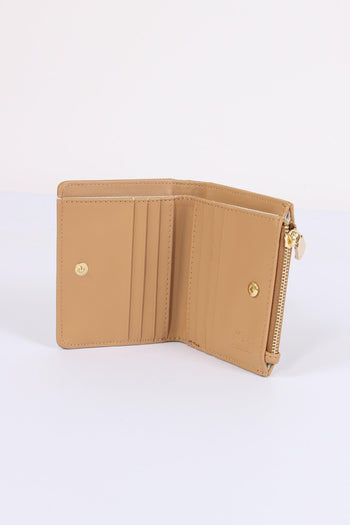 Keira Portafoglio Small Zip Around Beige - 4