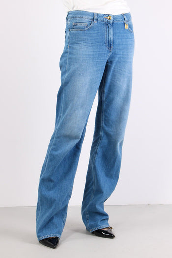 Denim Palazzo Light Blue - 3