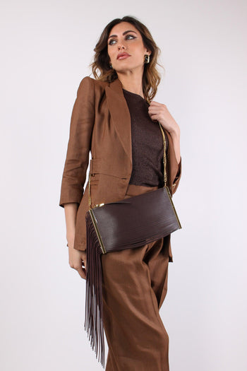 Pochette Frange Cacao - 6