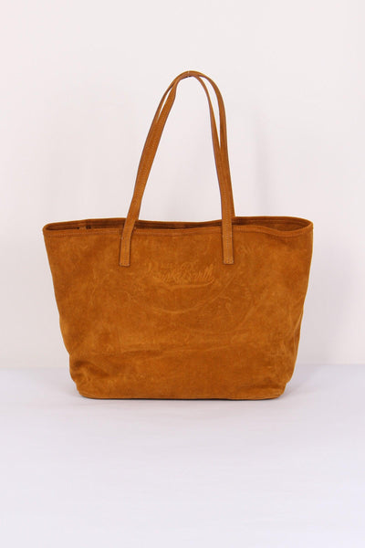City Bag Suede Camello