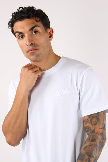 T-shirt Logo Patch Bianco - 3