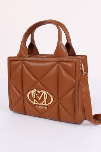 Shopping Piccola Matelasse Cuoio - 5