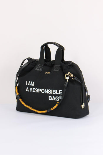 Responsible Sacca Canvas Nero - 2