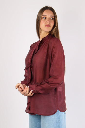 Camicia Mussola Rouge Bordeaux - 6