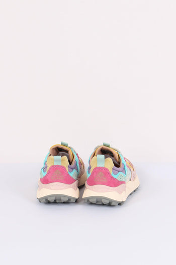Sneakers Yamano Suede Nylon Pink - 3