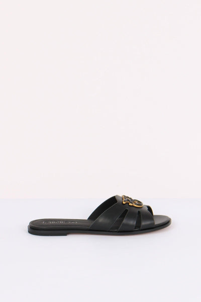 Ciabatta Pelle Fascie Black