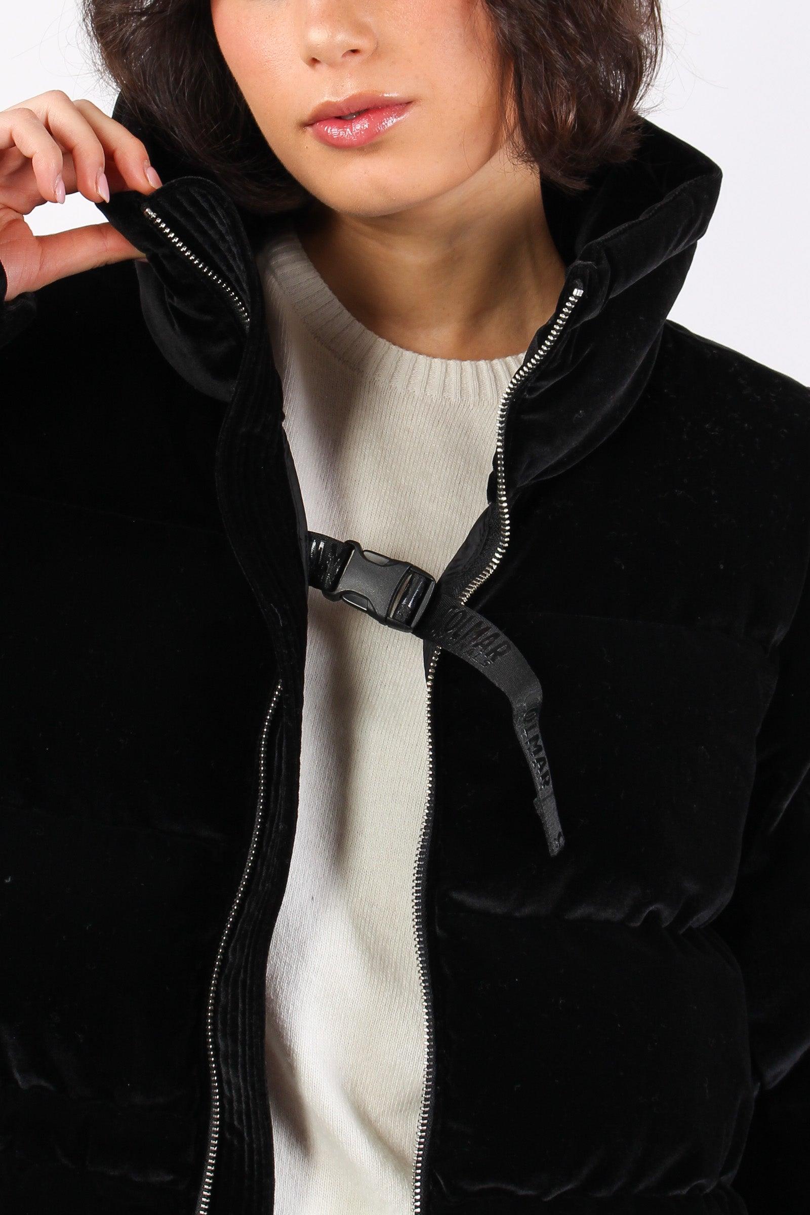 Piumino Invernale Colmar Piumino Velluto Nero Piumino Corto Da