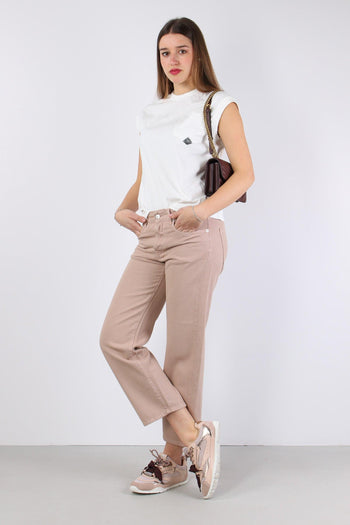 T-shirt Smanicata Taschino White - 2