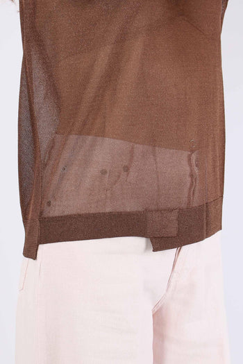 Girocollo Lurex Bronzo - 7