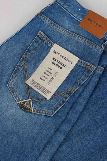 Denim Palazzo Vintage Wash Denim - 7