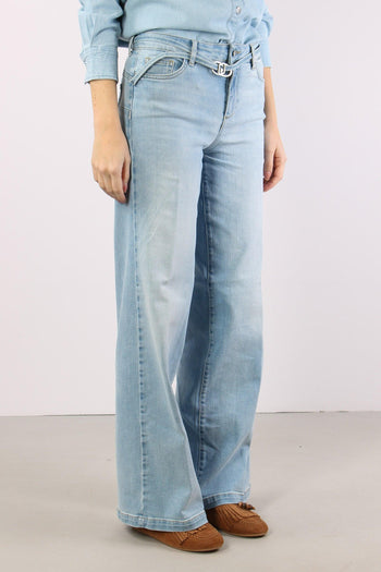 Jeans Good Flare Denim Chiaro - 7
